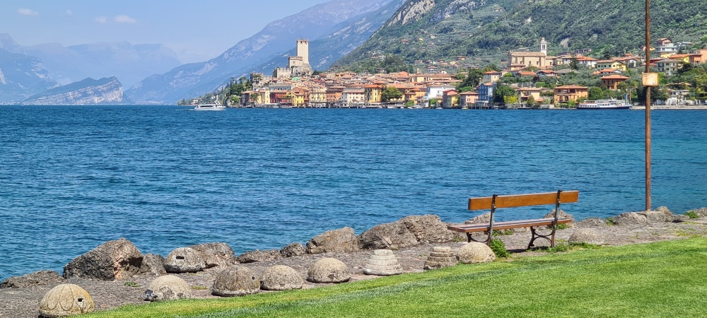 Ein direkter Blick auf Malcesine