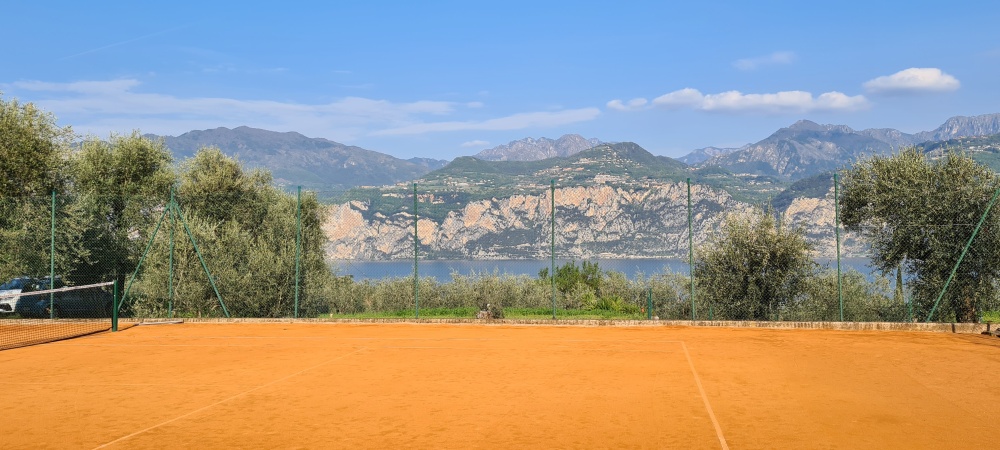 Ein letzter Blick auf 'unsere' Tennisanlage