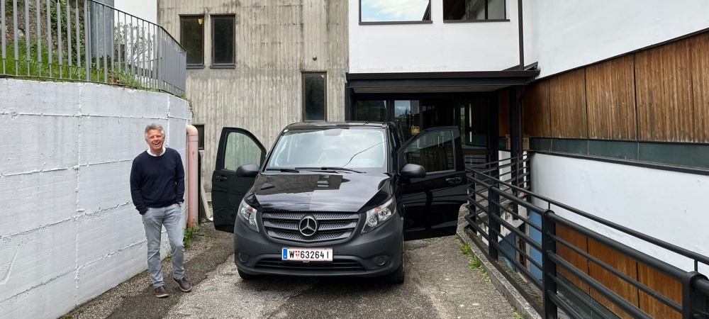 Der Verlademeister ist zufrieden