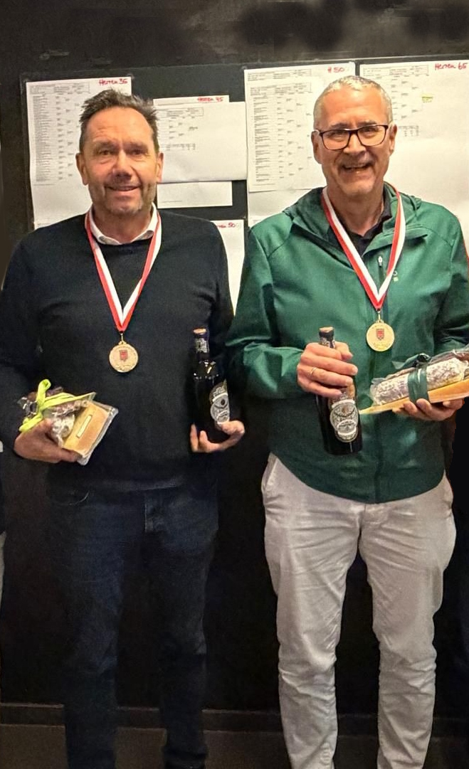 Gerhard Nenning (TCD) und Andreas Troy (TCB) - Landesmeister 2026 Herren 55 Doppel