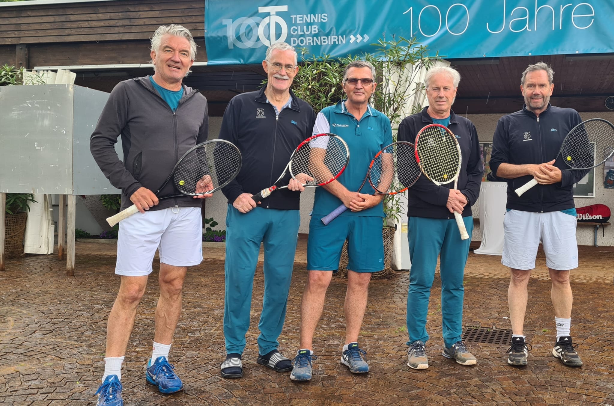 vlnr: Thomas Struth, Peter Troy, Peter Pintarelli, Kurt Bitriol, Gerhard Nenning