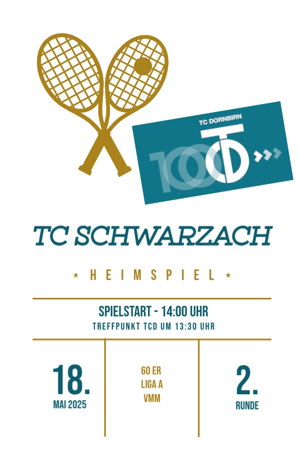 TC Dornbirn gegen TC Schwarzach - VMM 2025