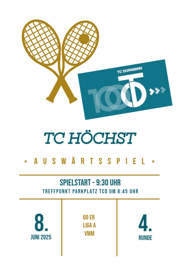 TC Dornbirn gegen TC H�chst - VMM 2025