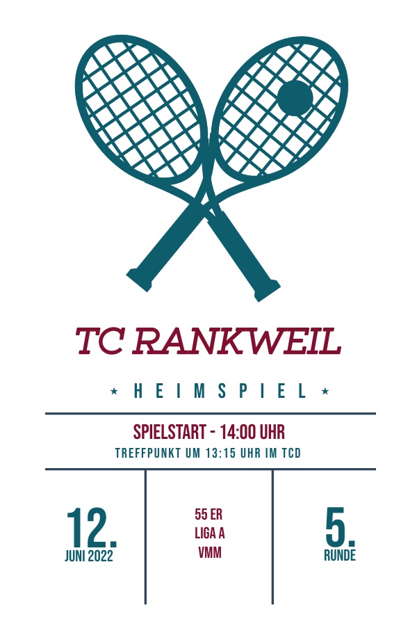 TC Dornbirn gegen TC Rankweil in der 5. Runde der VMM 2022
