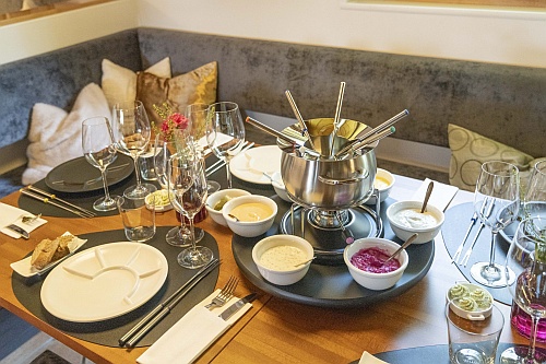 Fondue im TC Dornbirn mit dem Team der 55er