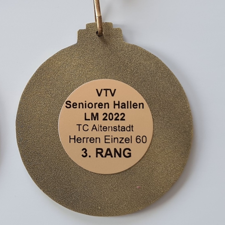 Medaille - LM 2022 - Einzel Herren 60