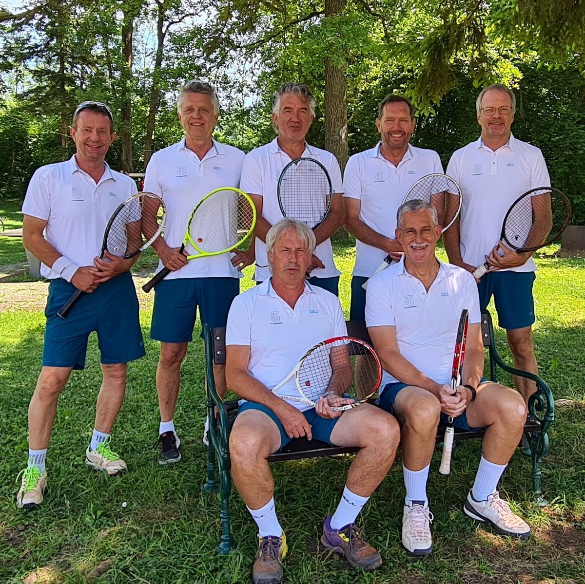 Mitglieder des Herren-Teams 55 des TC Dornbirn