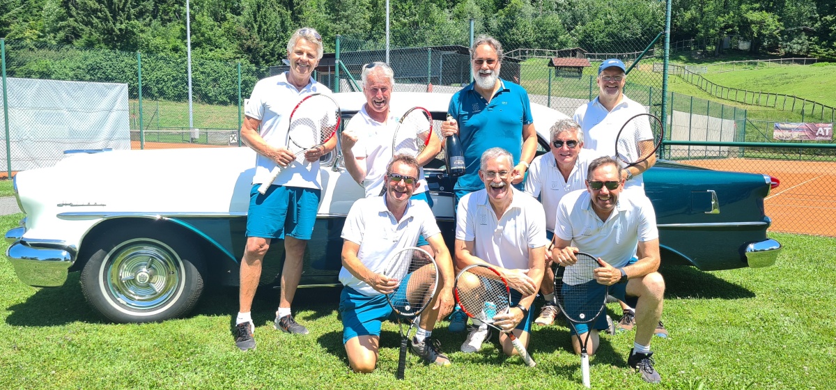 Die alten und die neuen VMM Meister - Klasse A Herren 55 vom TC Dornbirn